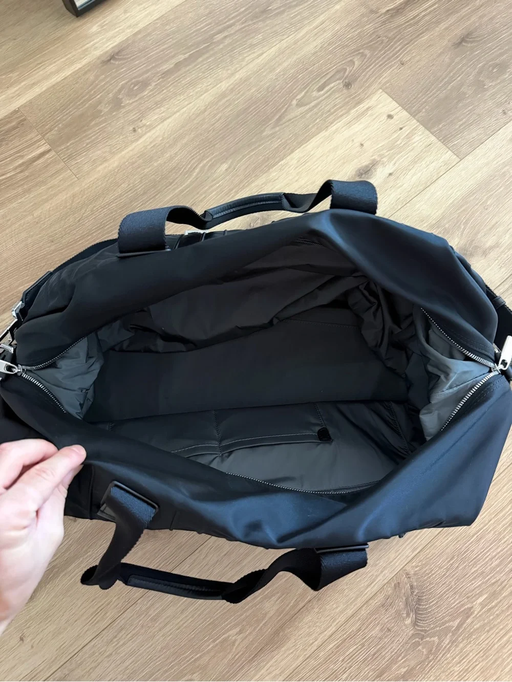 RIMOWA Black Never Still Nylon Duffel Bag Large